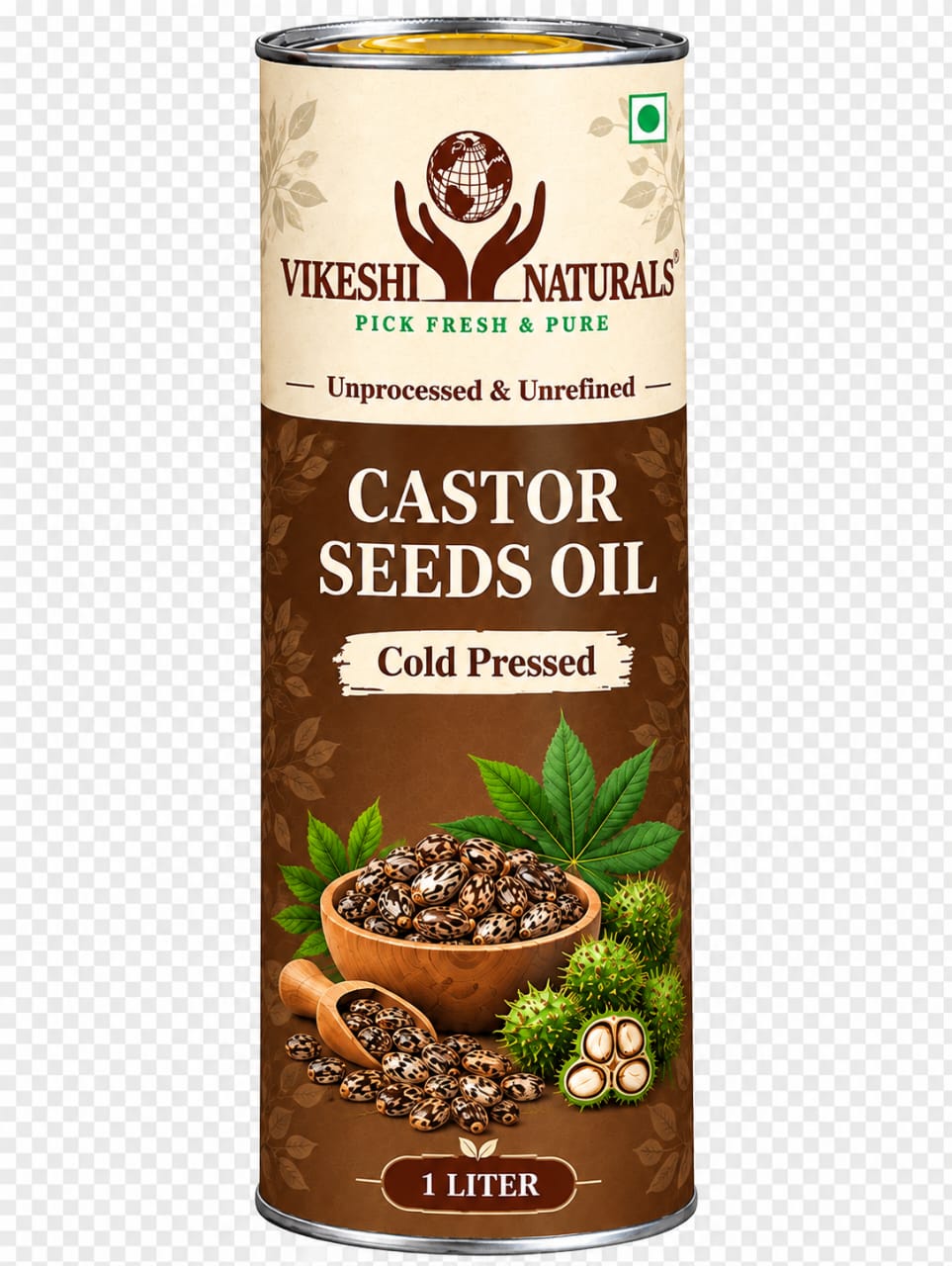 Vikeshi Naturals Castor Seeds Oil – Traditionally Cold Pressed
